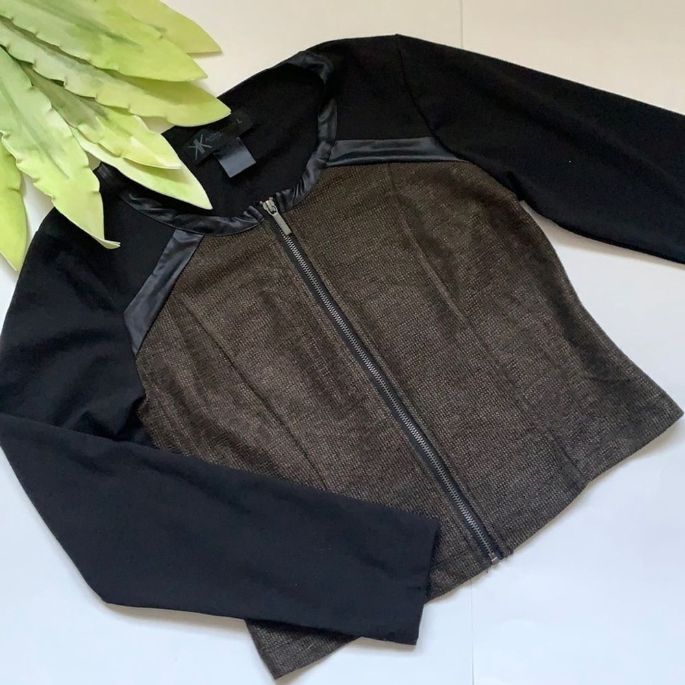Kardashian Kolection Zip Up Blazer